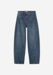 Denim Patch Pocket Jean - Indigo - CO Collections